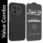 For OnePlus 13R 5G Combo with Back Cover and 9H Tempered Glass (Liquid Silicone | Camera Protection | Oleophobic Coating Screen Glass)