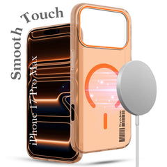 For Apple iPhone 17 Pro Max Back Cover Case (Soft Touch | Camera Bump Protection | MagSafe Compatible | Matte Finish)