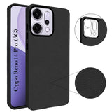 For Oppo Reno14 Pro 5G | Oppo Reno 14 Pro 5G Back Cover Case (Glass Like Camera Protection | Leather Feel | Minimalist Professional Grip)