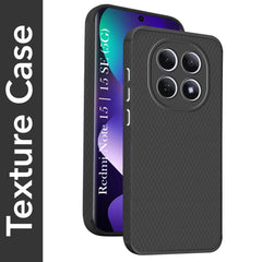 For Redmi note 15 | Redmi note 15 SE (5G) Back Cover Case Liquid Silicone (Camera Protection | Side Grip Texture | Soft and Flexible)