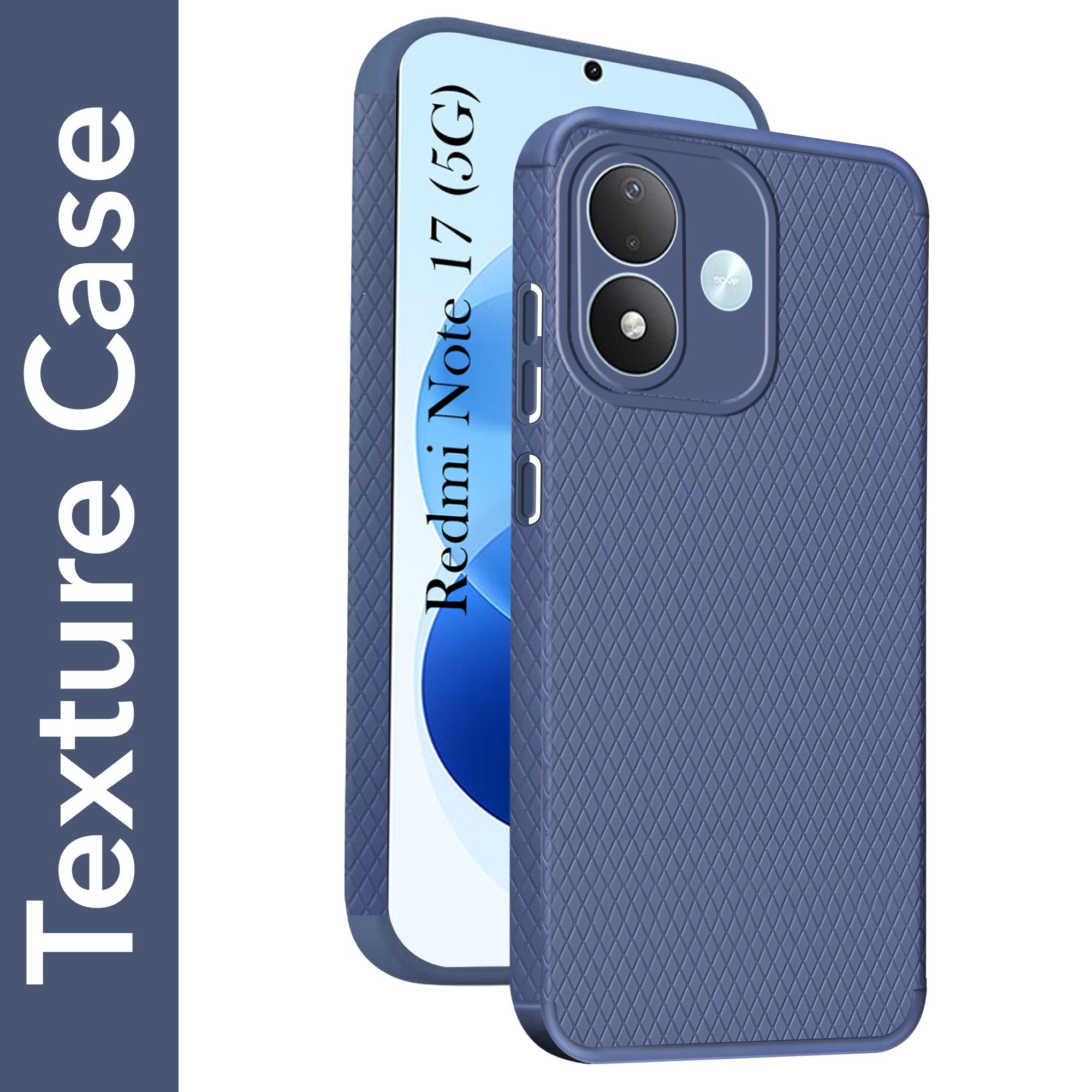 For Redmi Note 17 5G Back Cover Case Liquid Silicone (Camera Protection | Side Grip Texture | Soft and Flexible)