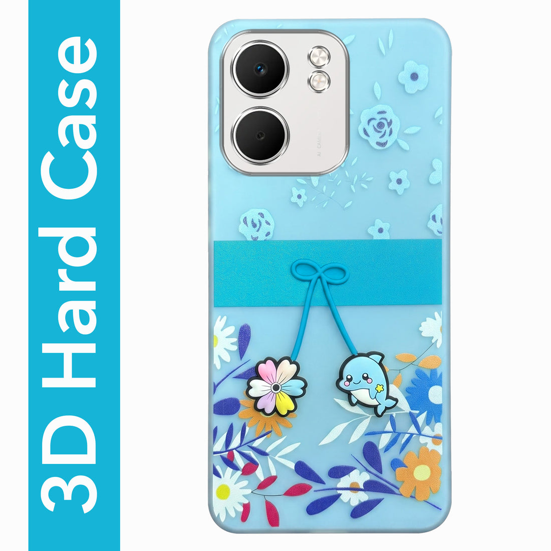 For Oppo A5X Back Cover Case (3D Cute Cartoons | Hard Back Side Soft | Matte Premium Finish | HD Printing) (Copy)