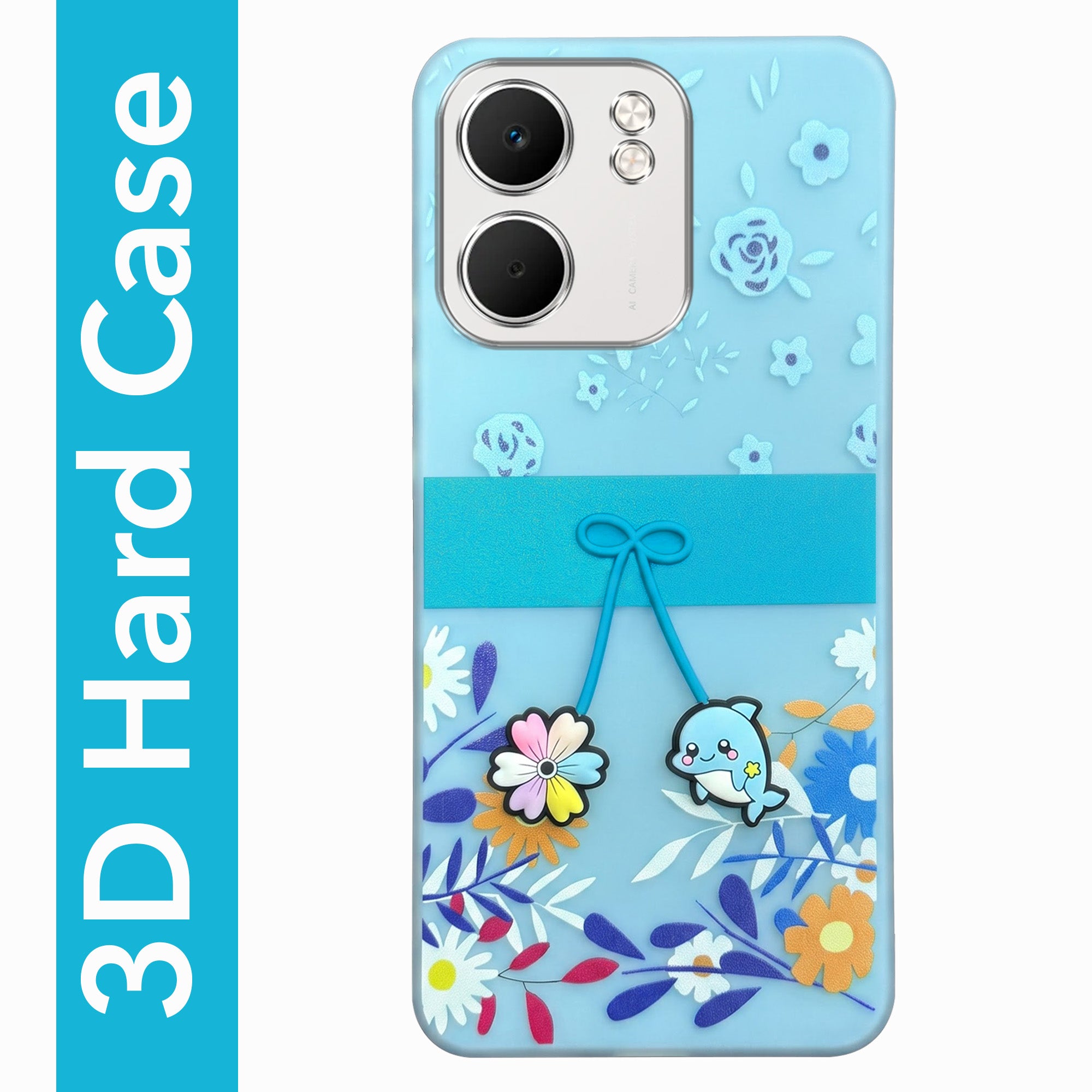 For Oppo A5X Back Cover Case (3D Cute Cartoons | Hard Back Side Soft | Matte Premium Finish | HD Printing) (Copy)