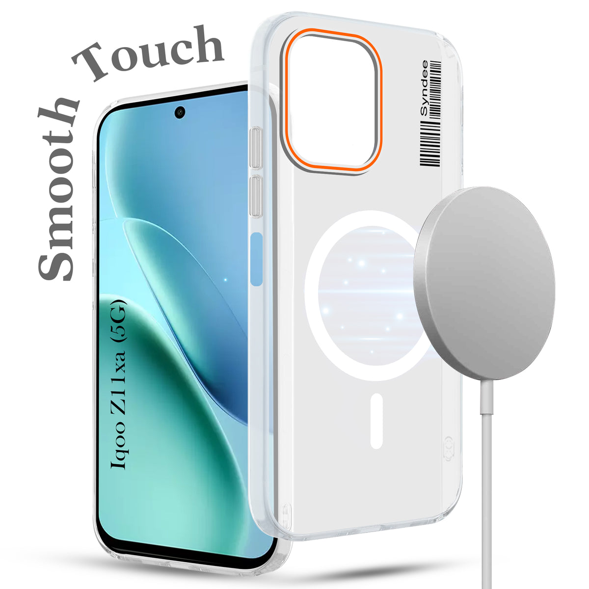 For Vivo iQOO Z11x 5G | Vivo iQOO Z11xa Back Cover Case (Soft Touch | Camera Bump Protection | MagSafe Compatible | Matte Finish)