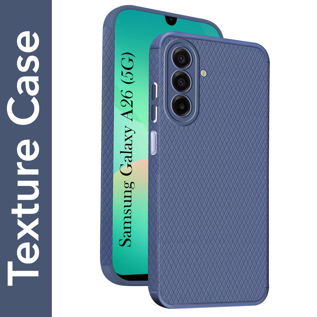For Samsung Galaxy A26 5G Back Cover Case (Liquid Silicone | Side Grip | Camera Protection)