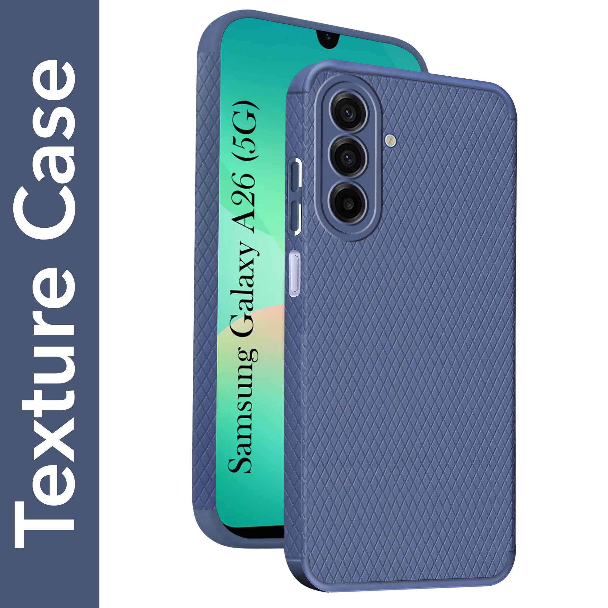 For Samsung Galaxy A26 5G Back Cover Case (Liquid Silicone | Side Grip | Camera Protection)