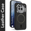 For Nothing Phone 3A Pro 5G Back Cover Case Leather Finish (MagSafe Compatible Wireless Charging | Soft Touch | Camera Bump Protection)