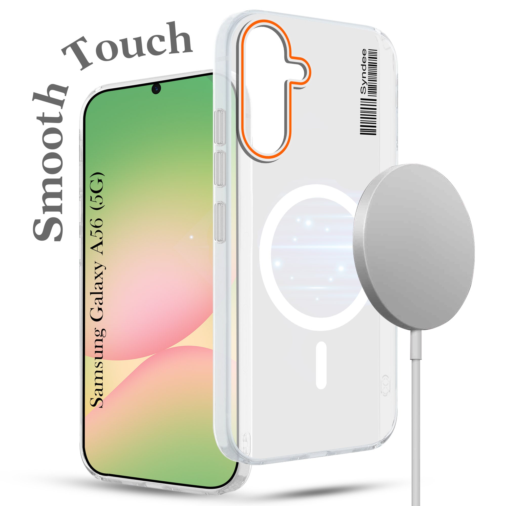 For Samsung Galaxy A56 Back Cover Case (Soft Touch | Camera Bump Protection | MagSafe Compatible | Matte Finish)