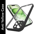For Apple iPhone 15 Plus Back Cover Case Ultra-Hybrid (Lifetime Anti Yellow | Anti Scratch | Crystal Clear Shockproof)