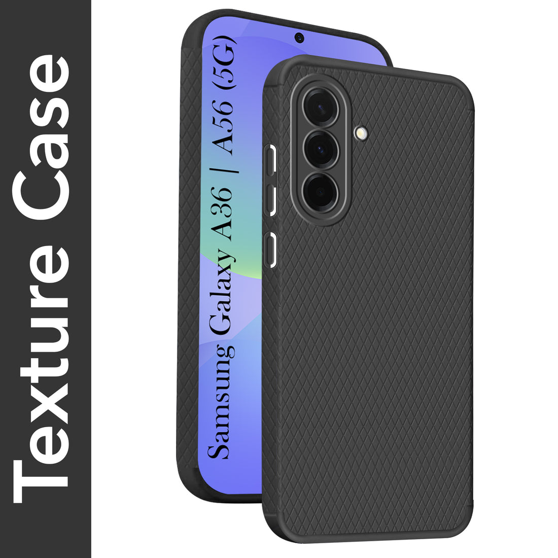 For Samsung Galaxy A36 5G | Galaxy A56 5G Back Cover Case (Liquid Silicone | Side Grip | Camera Protection)