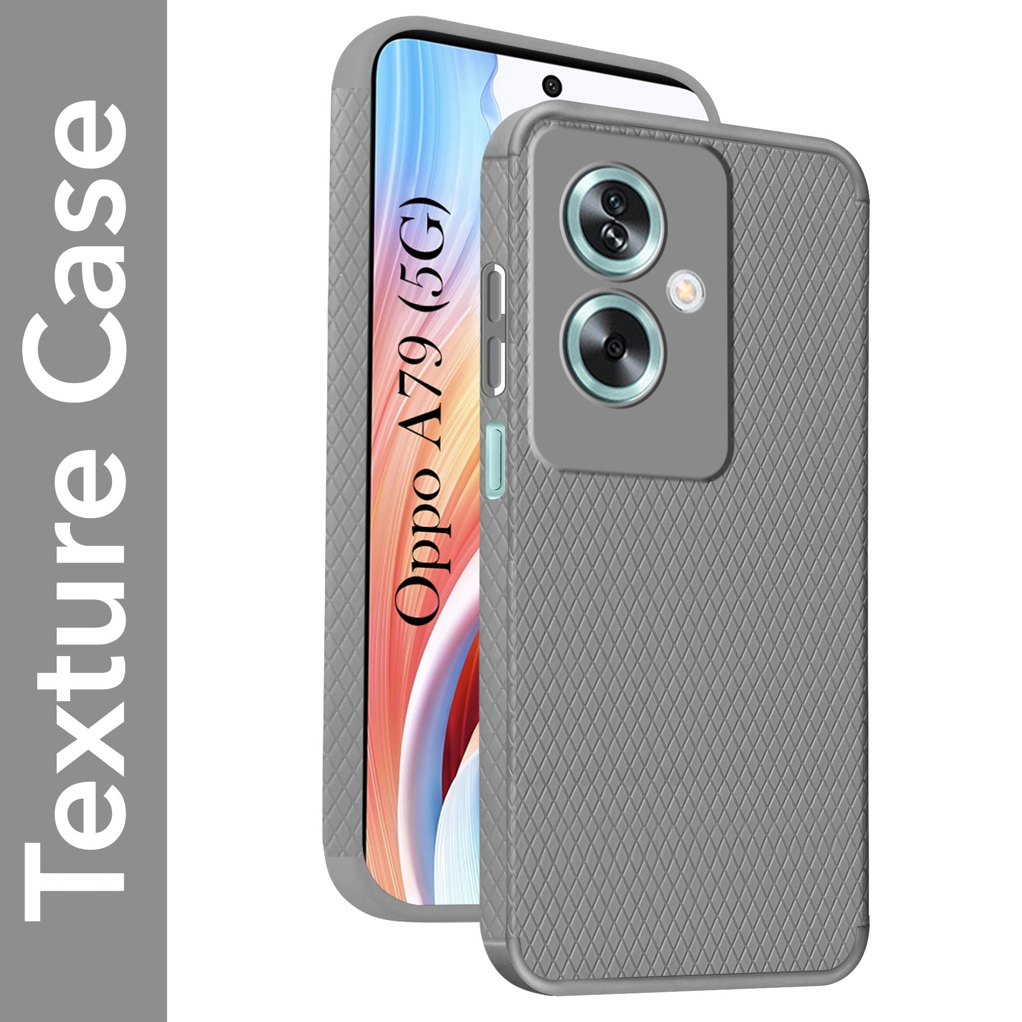 For Oppo A79 5G Back Cover Case (Liquid Silicone | Side Grip | Camera Protection)