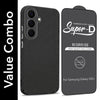 For Samsung Galaxy S26 Plus Combo with Back Cover and 9H Tempered Glass (Liquid Silicone | Camera Protection | Oleophobic Coating Screen Glass)
