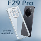 For Oppo F29 Pro Back Cover Case (Hard Anti Yellow Clear Case | Sleek Hard Crystal Clear | Drop & Camera Protection | Shockproof Polycarbonate)
