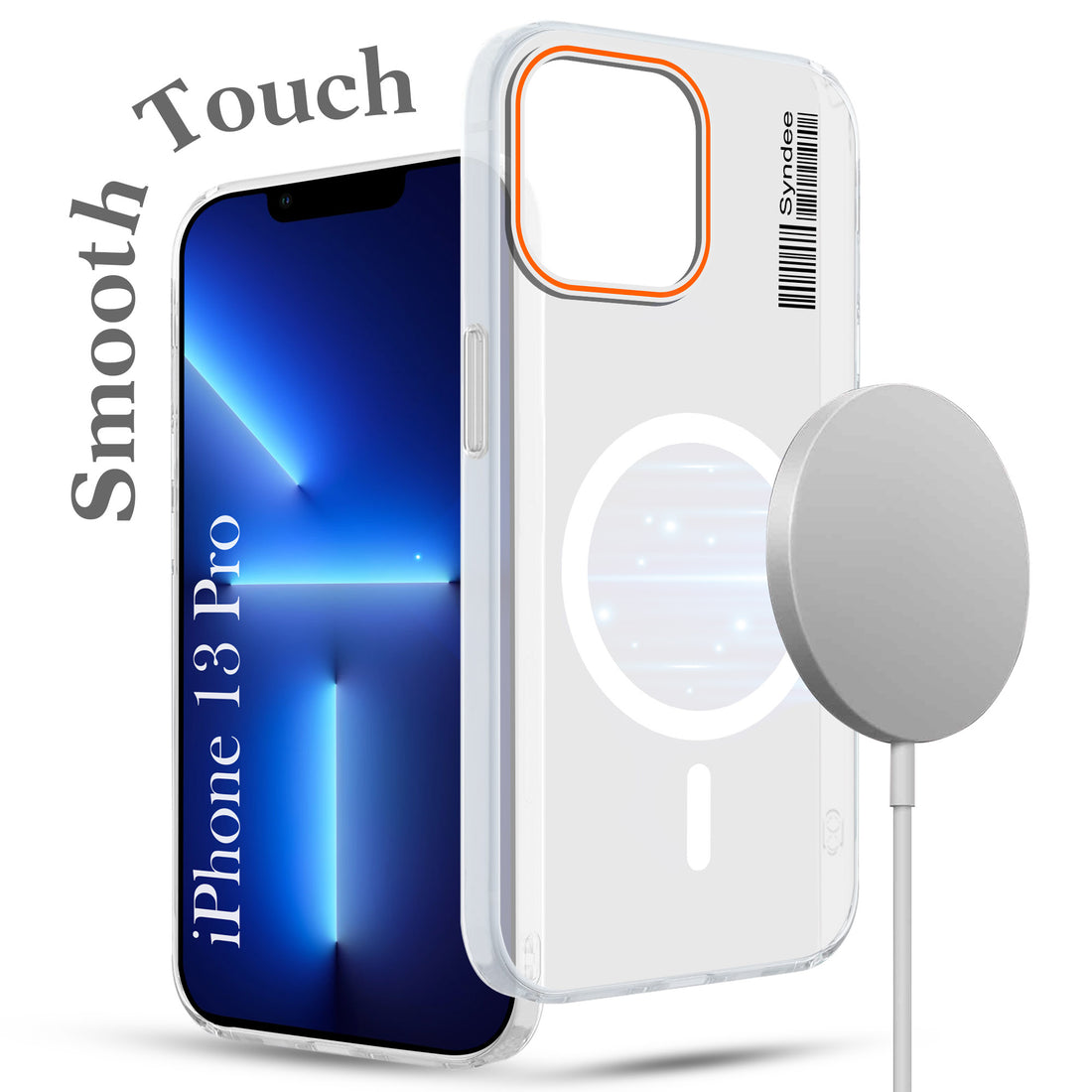 For Apple iPhone 13 Pro Back Cover Case (Soft Touch | Camera Bump Protection | MagSafe Compatible | Matte Finish)