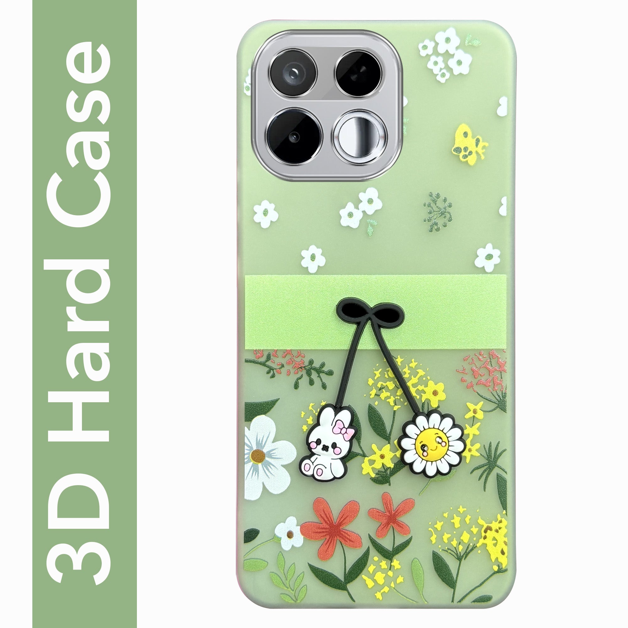For Realme 16T 5G Back Cover Case (3D Cute Cartoons | Hard Back Side Soft | Matte Premium Finish | HD Printing)
