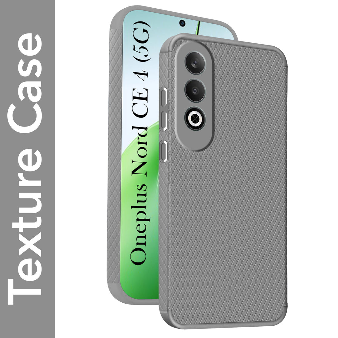 For Oneplus Nord CE 4 Back Cover Case (Liquid Silicone | Side Grip | Camera Protection)