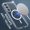 For Vivo V70 FE 5G Back Cover Case Lifetime Anti-Yellow MagSafe Compatible Clear (Sleek Hard Crystal | Shockproof and Camera Protection)