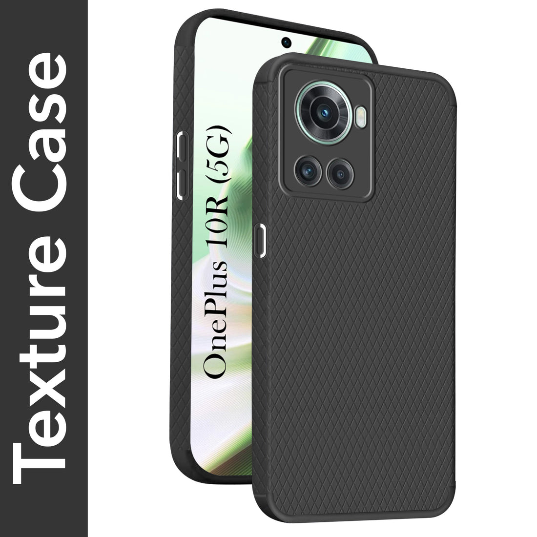 For OnePlus 10R Back Cover Case (Liquid Silicone | Side Grip | Camera Protection)