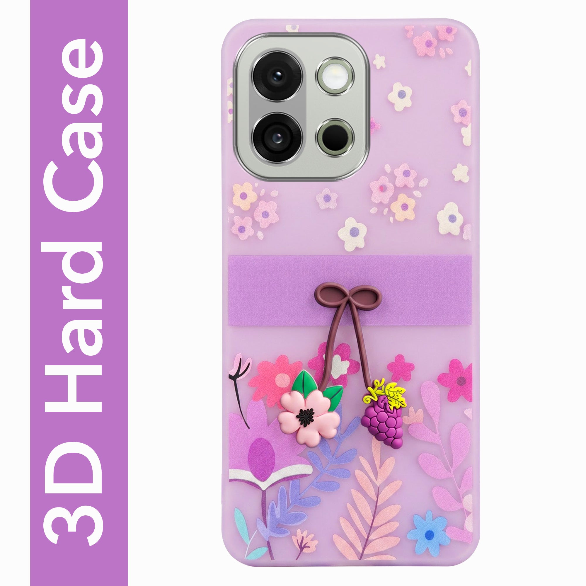For OnePlus 13S Back Cover Case (3D Cute Cartoons | Hard Back Side Soft | Matte Premium Finish | HD Printing)