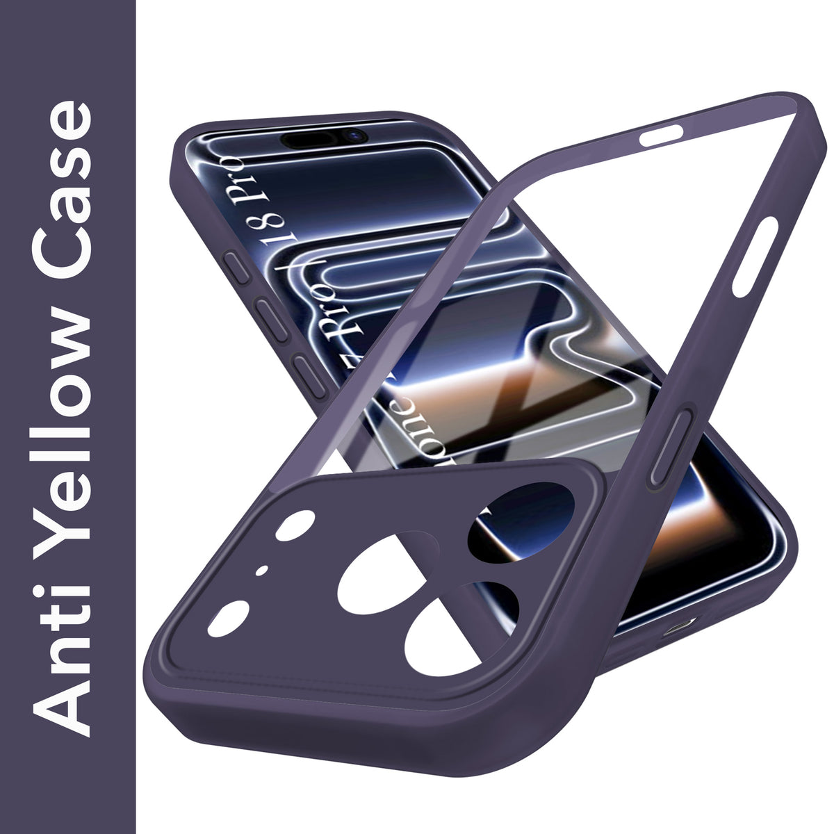 For iPhone 17 Pro | iPhone 18 Pro Back Cover Case Ultra-Hybrid (Lifetime Anti Yellow | Anti Scratch | Crystal Clear Shockproof)