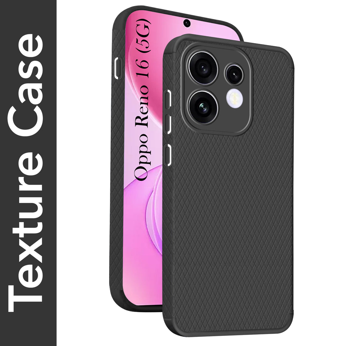 For Oppo Reno 16 Back Cover Case Liquid Silicone (Camera Protection | Side Grip Texture | Soft and Flexible)
