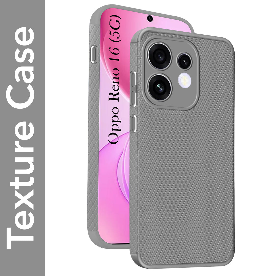 For Oppo Reno 16 Back Cover Case Liquid Silicone (Camera Protection | Side Grip Texture | Soft and Flexible)