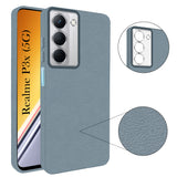 For Realme P3x Back Cover Case (Glass Like Camera Protection | Leather Feel | Minimalist Professional Grip)