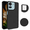 For Ai+ Pulse Back Cover Case (Glass Like Camera Protection | Leather Feel | Minimalist Professional Grip)