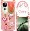 For Vivo T3 Ultra Back Case Cover Strap (3D embossed Figures | Strap Holder | 360* Soft Cushion with Camera Bump)