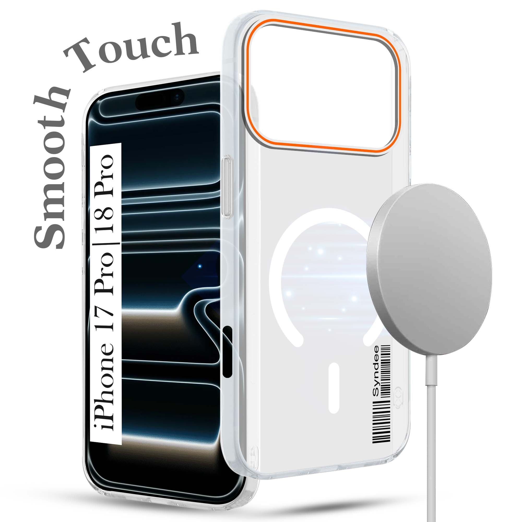 For iPhone 17 Pro | iPhone 18 Pro Back Cover Case (Soft Touch | Camera Bump Protection | MagSafe Compatible | Matte Finish)