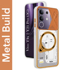 For Vivo T4x | Vivo Y31 Pro Metallic Back Cover Case (Metallic Camera Protection & Buttons | Translucent Milky Shade | Hard Polycarbonate)