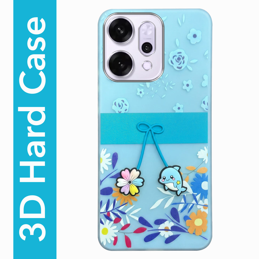 For Oppo Reno14 5G | Oppo Reno 14 5G Back Cover Case (3D Cute Cartoons | Hard Back Side Soft | Matte Premium Finish | HD Printing)