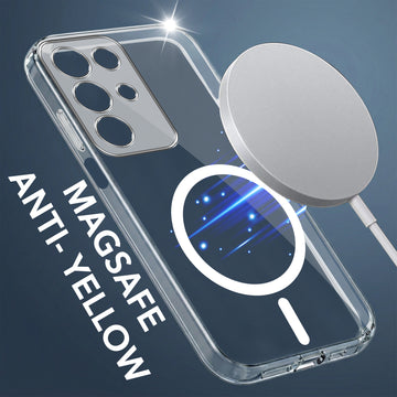 For Realme 15X Back Cover Case (Built-in Stand | Lifetime Anti Yellow | Kickstand Shockproof | Camera Protection | MagSafe Compatible)