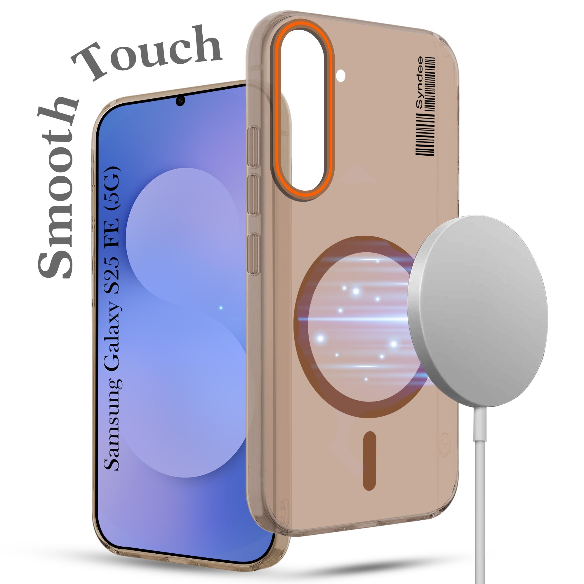 For Samsung Galaxy S25 FE Back Cover Case (Soft Touch | Camera Bump Protection | MagSafe Compatible | Matte Finish)