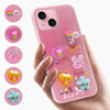 For Apple iPhone 15 Back Cover Case (3D Cute Cartoons | Hard Back Side Soft | Matte Premium Finish | HD Printing)