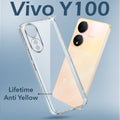 For Vivo Y100 Back Cover Case (Hard Anti Yellow Clear Case | Drop & Camera Protection | Shockproof Polycarbonate)