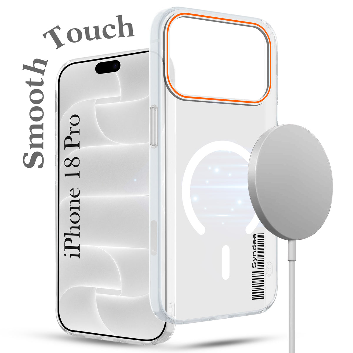 For Apple iPhone 18 Pro Back Cover Case (Soft Touch | Camera Bump Protection | MagSafe Compatible | Matte Finish)