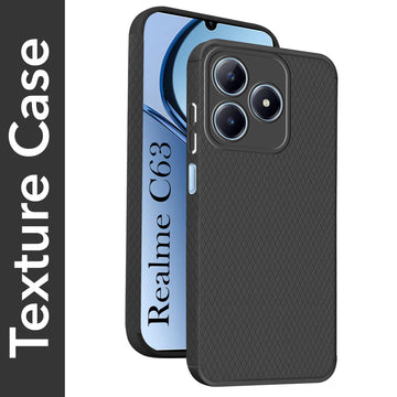 For Realme C63 Back Cover Case (Liquid Silicone | Side Grip | Camera Protection)