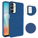 For Samsung Galaxy M16 5G | Samsung Galaxy F16 5G  Back Cover Case (Glass Like Camera Protection | Leather Feel | Minimalist Professional Grip)