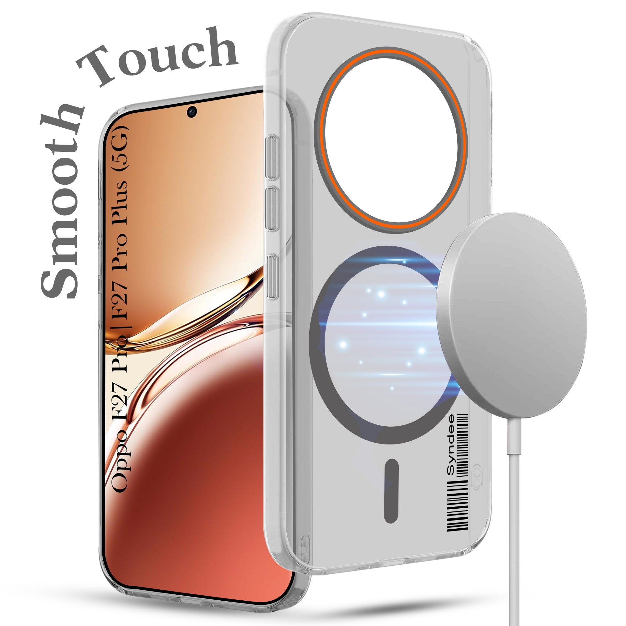 For Oppo F27 Pro | Oppo F27 Pro Plus Back Cover Case (Soft Touch | Camera Bump Protection | MagSafe Compatible | Matte Finish)