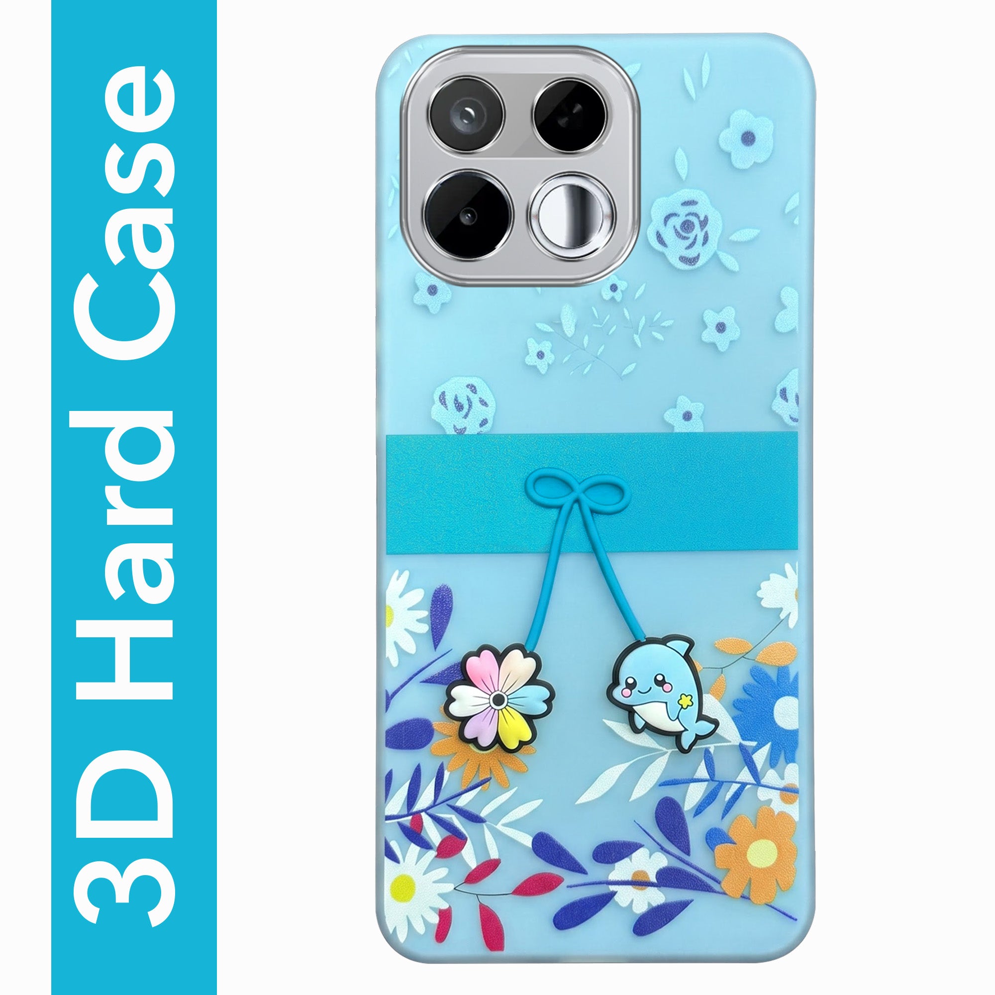 For Realme 16T 5G Back Cover Case (3D Cute Cartoons | Hard Back Side Soft | Matte Premium Finish | HD Printing)