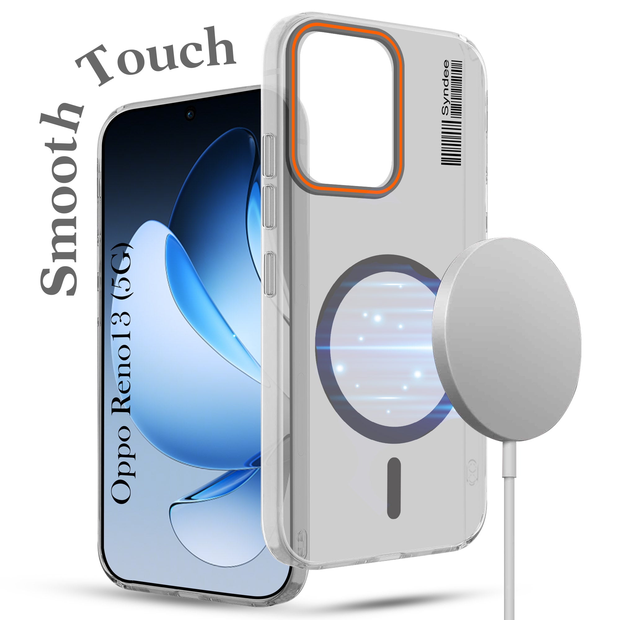 For Oppo Reno13 5G | Oppo Reno 13 5G Back Cover Case (Soft Touch | Camera Bump Protection | MagSafe Compatible | Matte Finish)