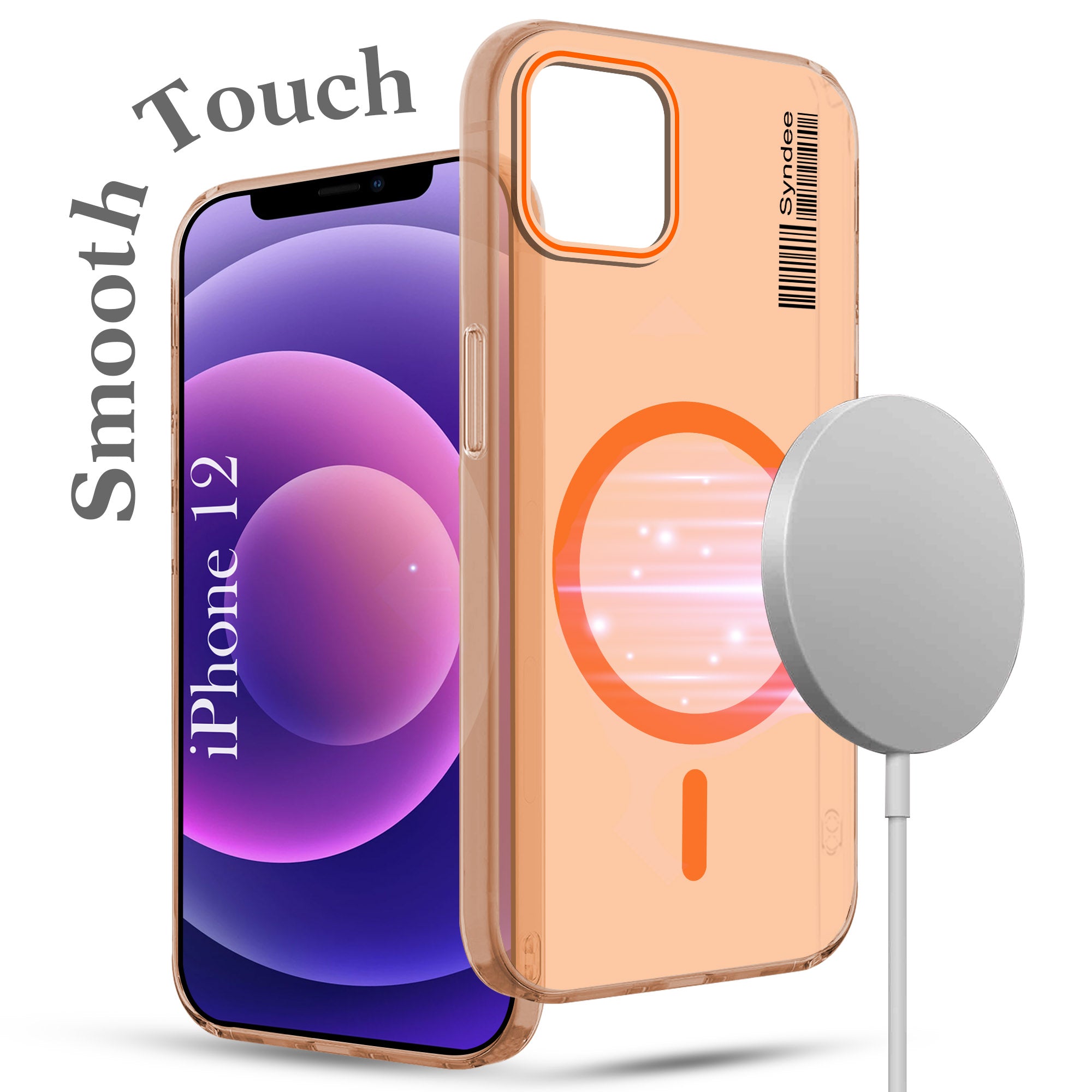 For Apple iPhone 12 Back Cover Case (Soft Touch | Camera Bump Protection | MagSafe Compatible | Matte Finish)
