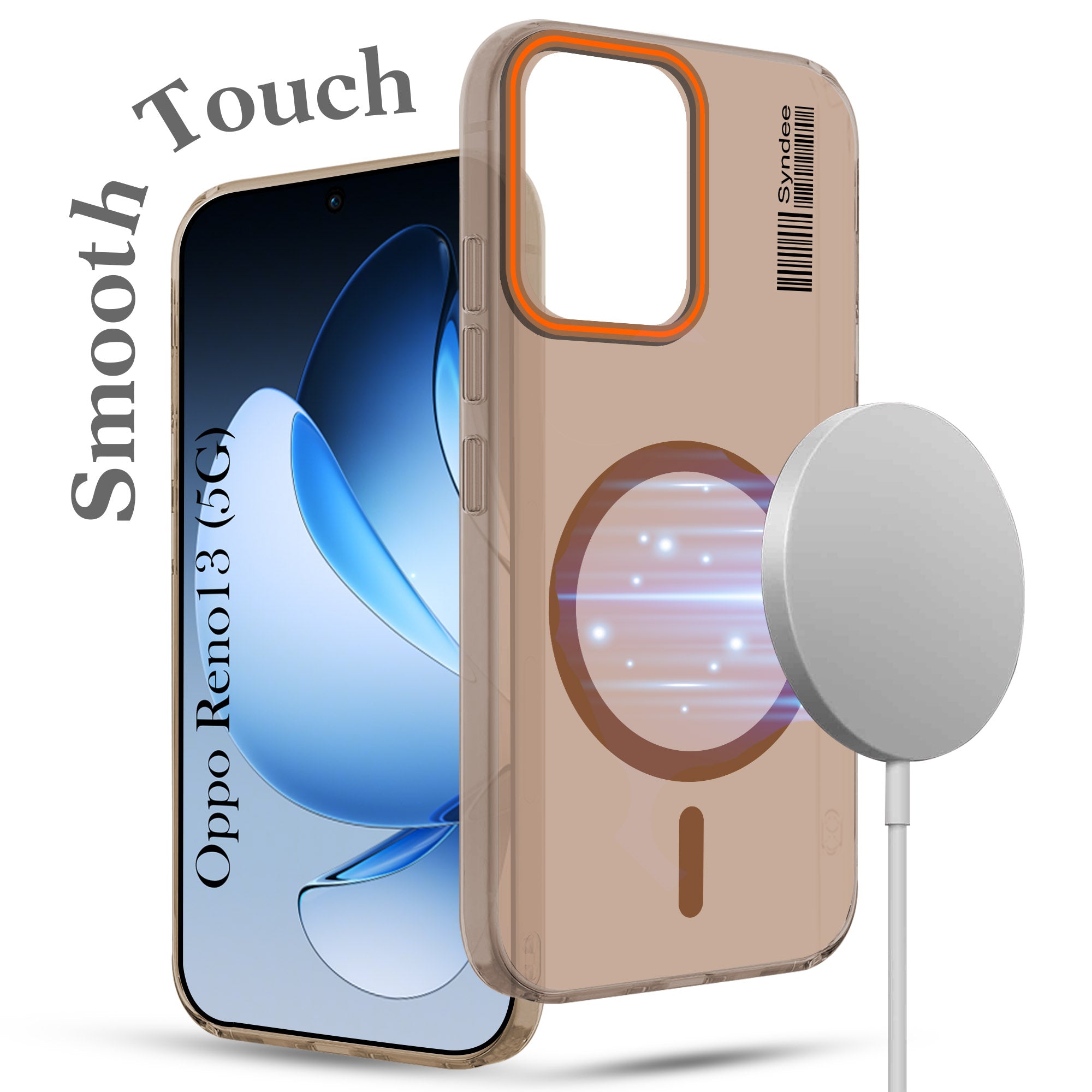 For Oppo Reno13 5G | Oppo Reno 13 5G Back Cover Case (Soft Touch | Camera Bump Protection | MagSafe Compatible | Matte Finish)