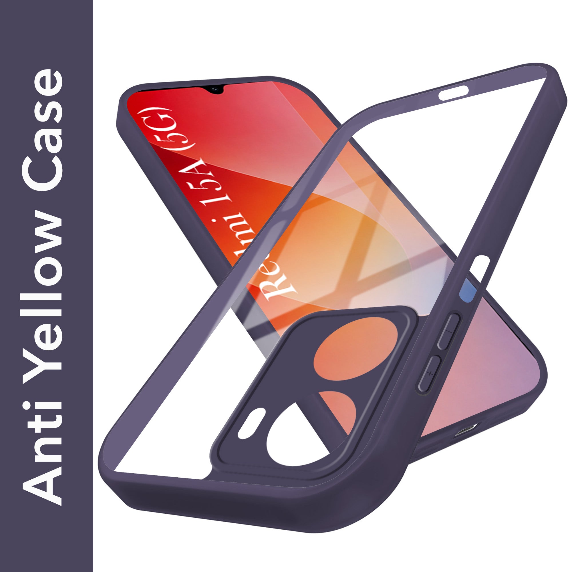 For Redmi 15A 5G Back Cover Case Ultra-Hybrid (Lifetime Anti Yellow | Anti Scratch | Crystal Clear Shockproof)