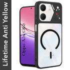 For Oppo A5X Back Cover Case Lifetime Anti-Yellow Clear (Camera Protection | Side Grip | Wireless MagSafe Compatible)