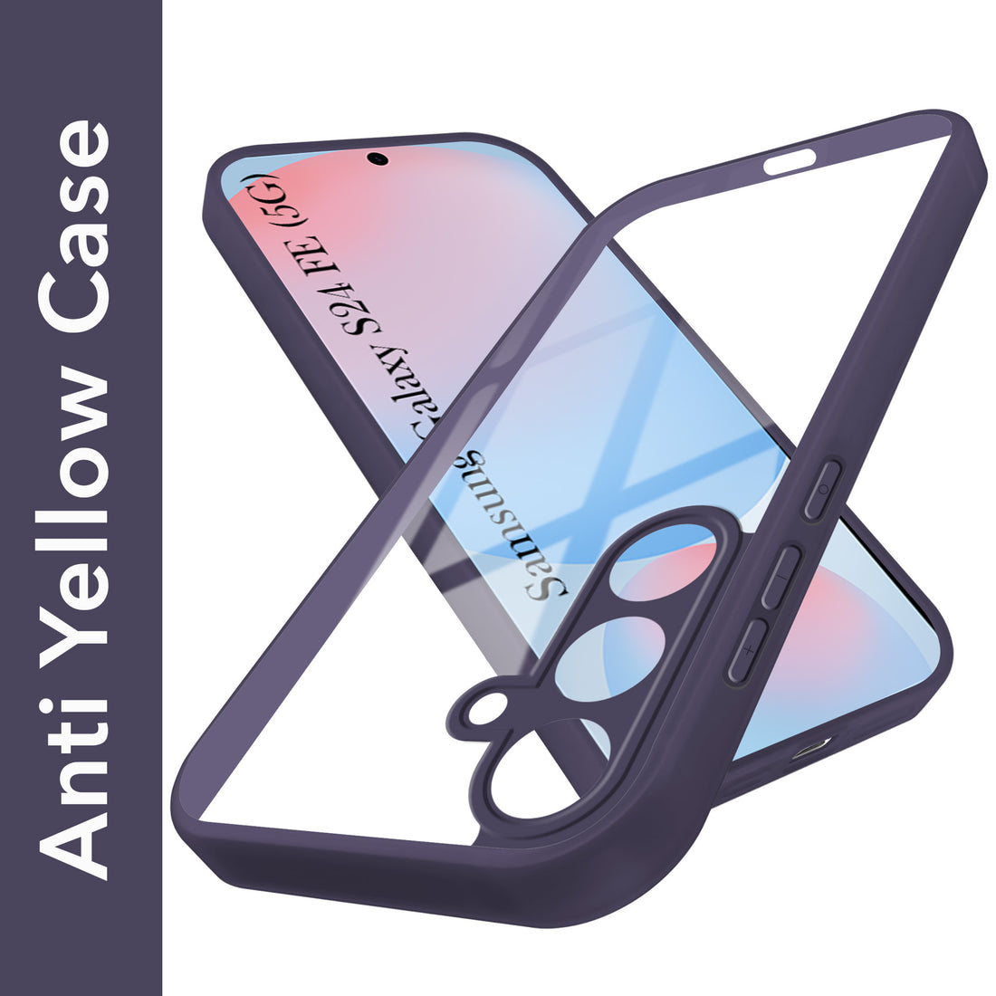 For Samsung Galaxy S24 FE Ultra-Hybrid Back Cover Case (Lifetime Anti Yellow | Anti Scratch | Crystal Clear Shockproof)