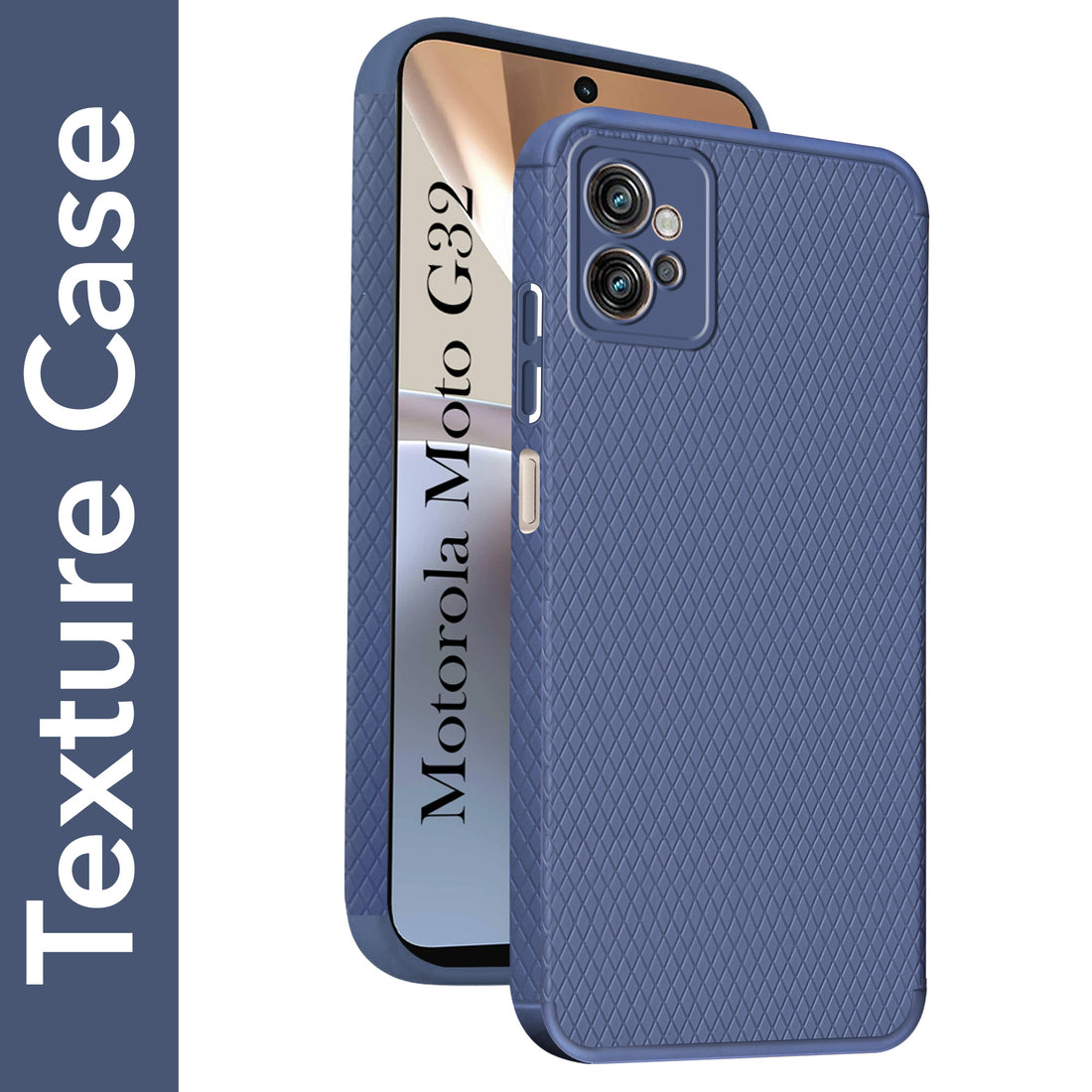 For Motorola Moto G32 Back Cover Case (Liquid Silicone | Side Grip | Camera Protection)