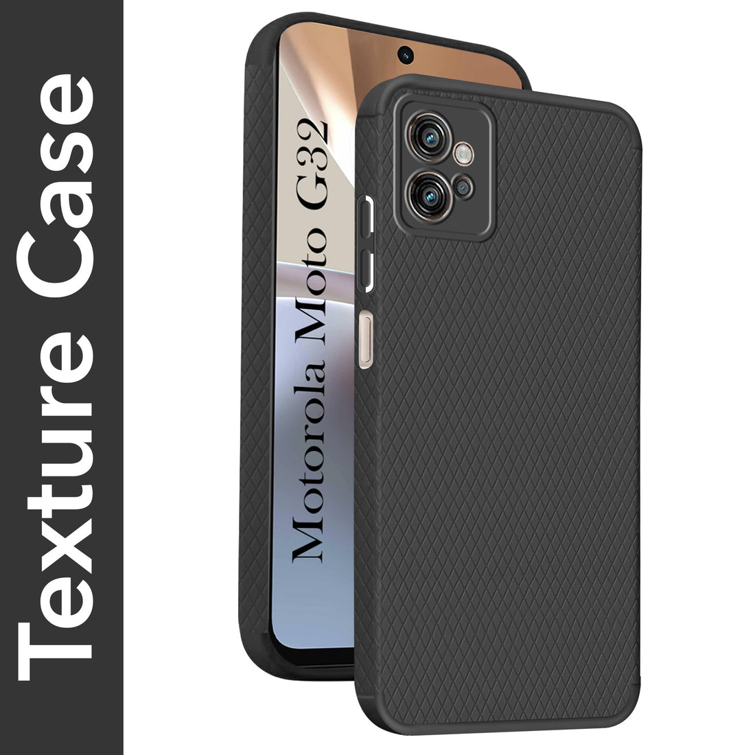For Motorola Moto G32 Back Cover Case (Liquid Silicone | Side Grip | Camera Protection)
