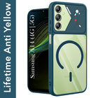 For Samsung Galaxy A14 4G | 5G Back Cover Case Lifetime Anti-Yellow Clear (Camera Protection | Side Grip | Wireless MagSafe Compatible)